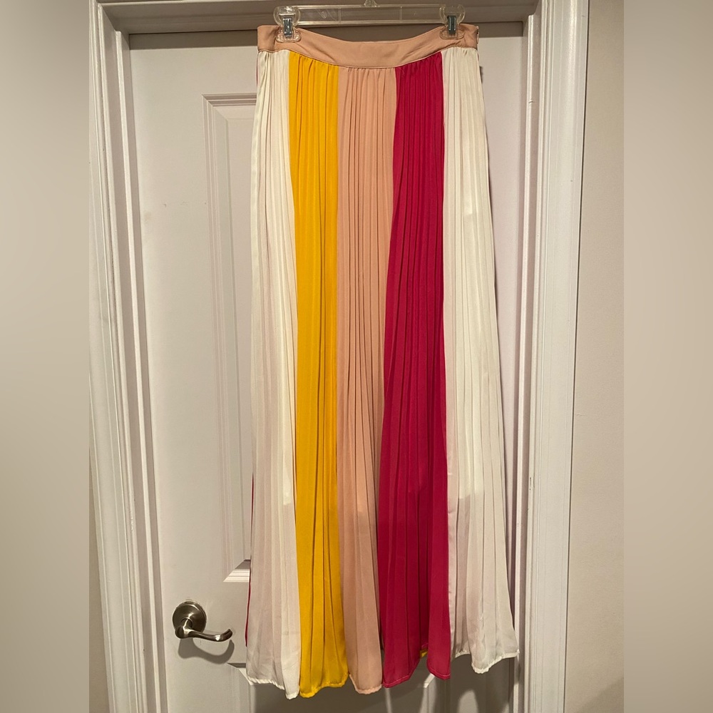 Pleated maxi shirt